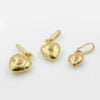 Dije Corazón Bombeado Oro 18k - Imagen 2