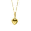 Dije Corazón Bombeado Oro 18k