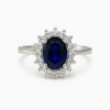 Anillo Diana Lady Di Plata