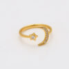 Anillo promesa Anillo Luna Estrella 1