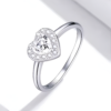 Set corazon blanco plata - Imagen 6