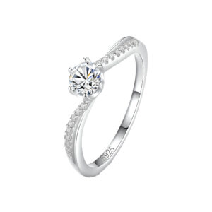 Anillo Entrelazado Strass