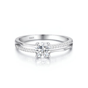 Anillo Strass Diagonal