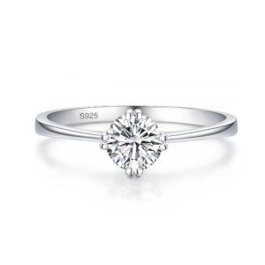 Anillo Solitario 8 uñas