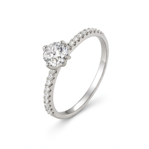 Anillo Solitario Strass