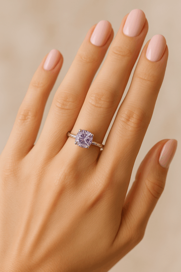 Anillo Lavanda Solitario - Imagen 3