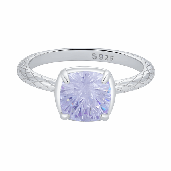 Anillo Lavanda Solitario