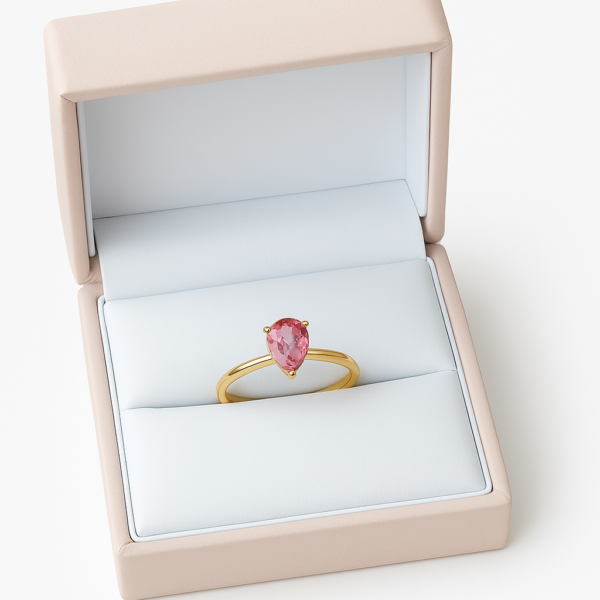 Anillo turmalina gota - Imagen 2