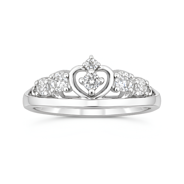 Anillo de corona Heart
