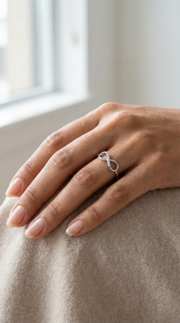 Anillo Infinito Diagonal - Imagen 2