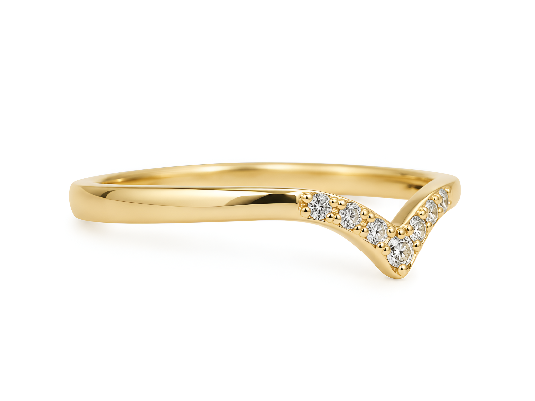Anillo Pinky Ring Chevron - Imagen 2