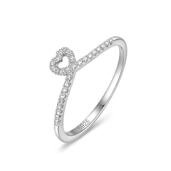 Anillo riviere corazón