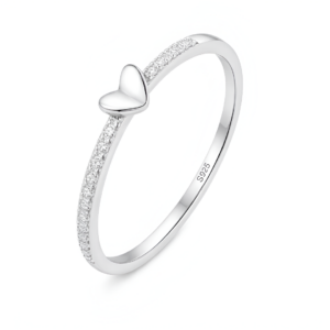 Anillo riviere corazón doblez