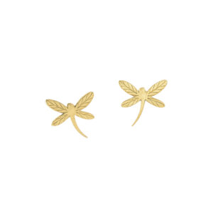 Arete Abridor Libelula Oro 18k