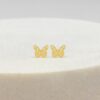 Arete Abridor Mariposa Oro 18k