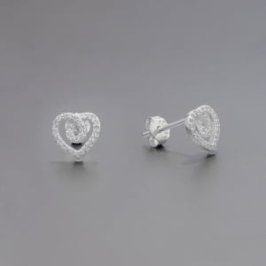 Aretes de Plata Dulce Corazón