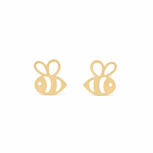 Arete Abridor Abejita Oro 18k