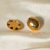 Arete boton oval - Imagen 3