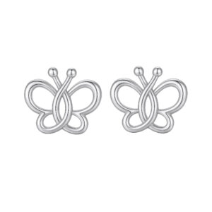 Arete Mariposa Plata II
