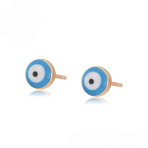 Arete ojo turco celeste