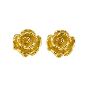 Arete Rosa Oro 18k