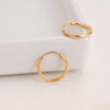 Argolla de Oro 18k 10 mm