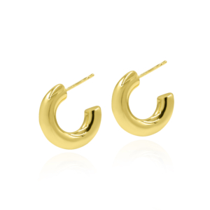 Arete media luna Hoop Amarillo Suave S
