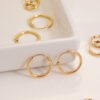 Argolla de Oro 18k 10 mm - Imagen 3