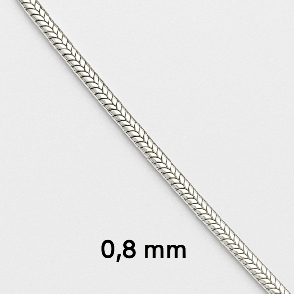 Cadena cola de raton plata - Imagen 2