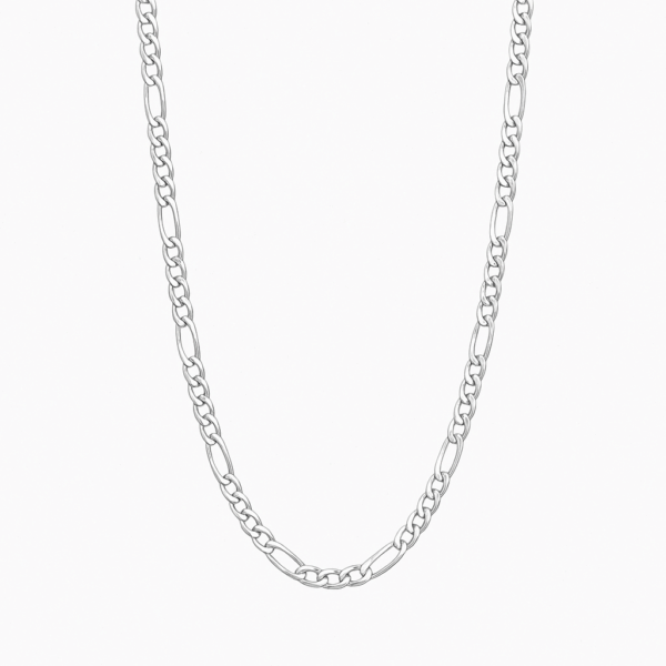 Cadena figaro 3x1 plata 2 mm