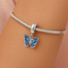 Charm mariposa azul - Imagen 3