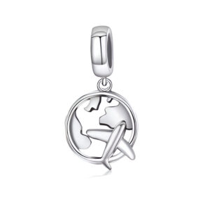 Charm mundo avion plata