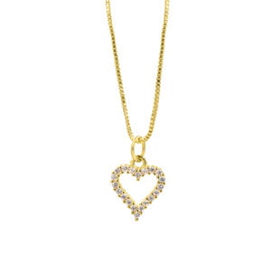 Collar Corazón Strass