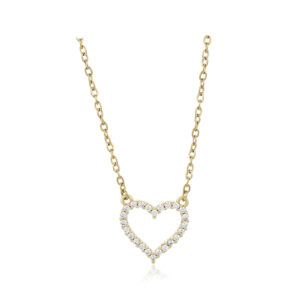 Collar corazon strass