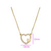 Collar corazon strass mini - Imagen 3