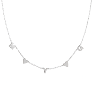 Collar con Iniciales Plata