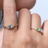 Anillo Topacio Sky Blue - Imagen 2