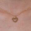 Dije Corazón Rayas Oro - Imagen 3