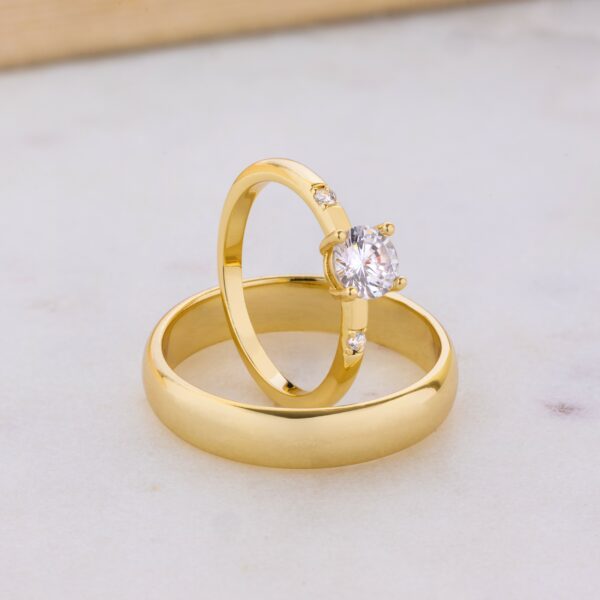 anillo promesa pareja