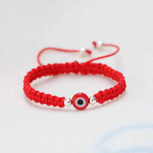 Pulsera hilo rojo bebé ojo turco