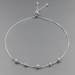 Pulsera Five Ball plata