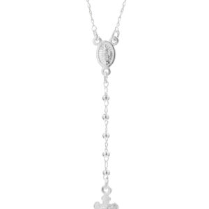 Rosario 3 mm Plata