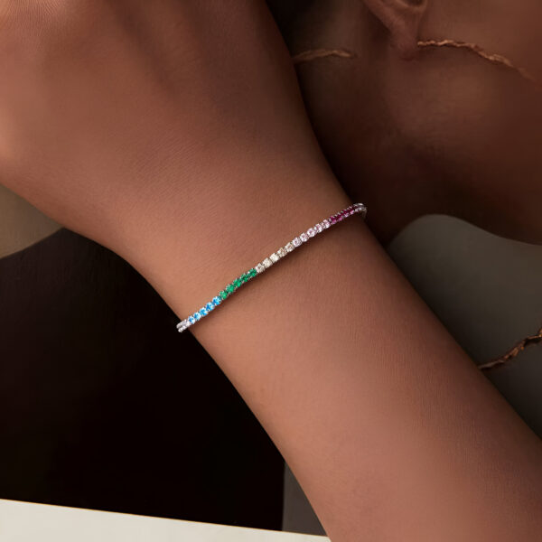 Pulsera Tenis Mullticolor - Imagen 3