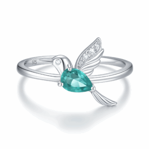 Anillo Colibrí corte Pera