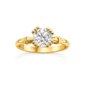 Anillo Solitario Fam Oro 18k