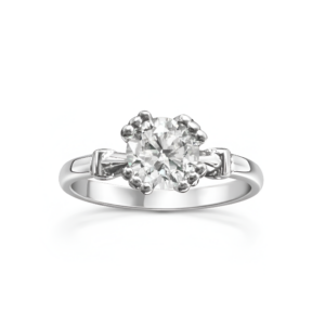 Anillo Solitario Fam Plata