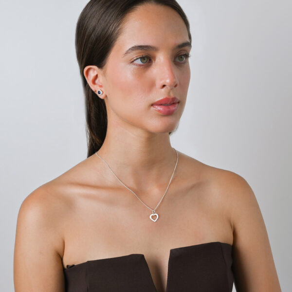 Collar con corazon calado - Imagen 2