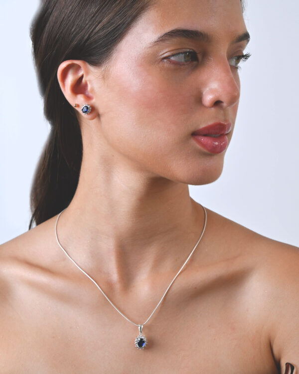 Collar con dije diana plata - Imagen 2