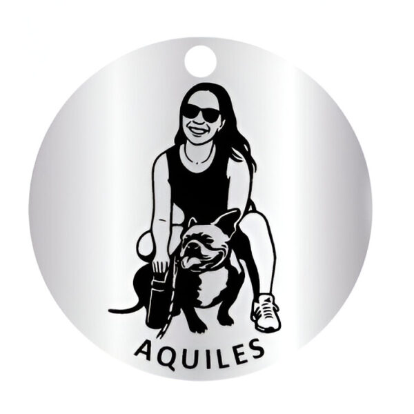 Dije mascota retrato personalizado - Imagen 2