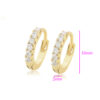 Argolla Mini Strass Blanco 7 mm - Imagen 2